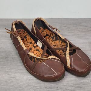 Cushe Women's Kukui Brown Leather Mary Jane Flats Size 9